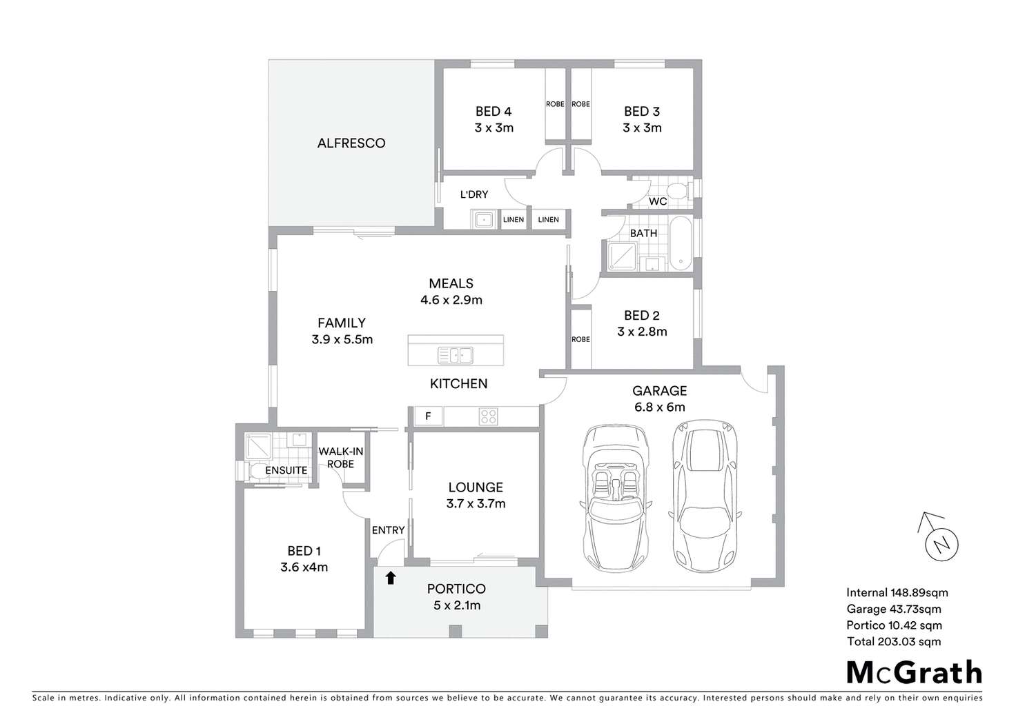 Floorplan of Homely house listing, 3 Insley Street, Googong NSW 2620