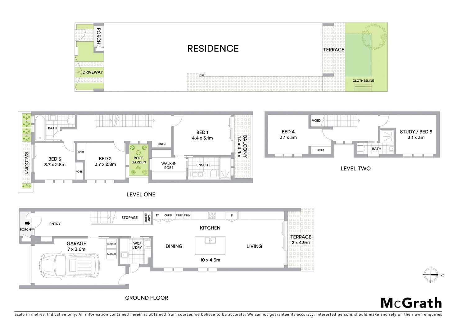 Floorplan of Homely house listing, 10 Boundary Street, Bronte NSW 2024