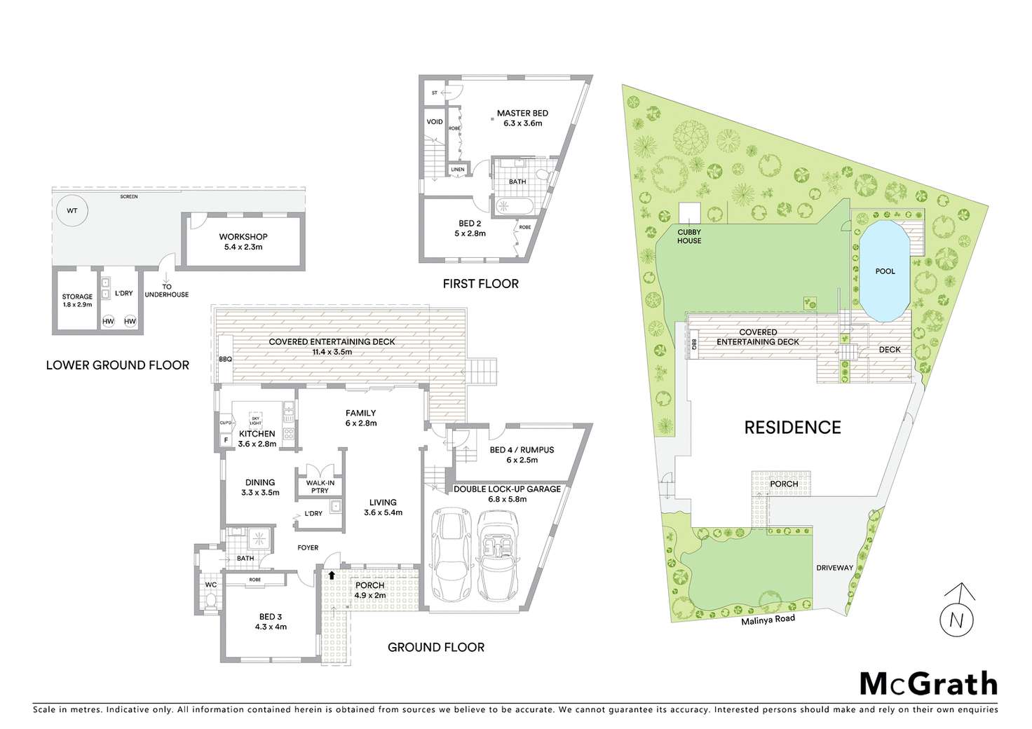 Floorplan of Homely house listing, 4 Malinya Road, Allambie Heights NSW 2100