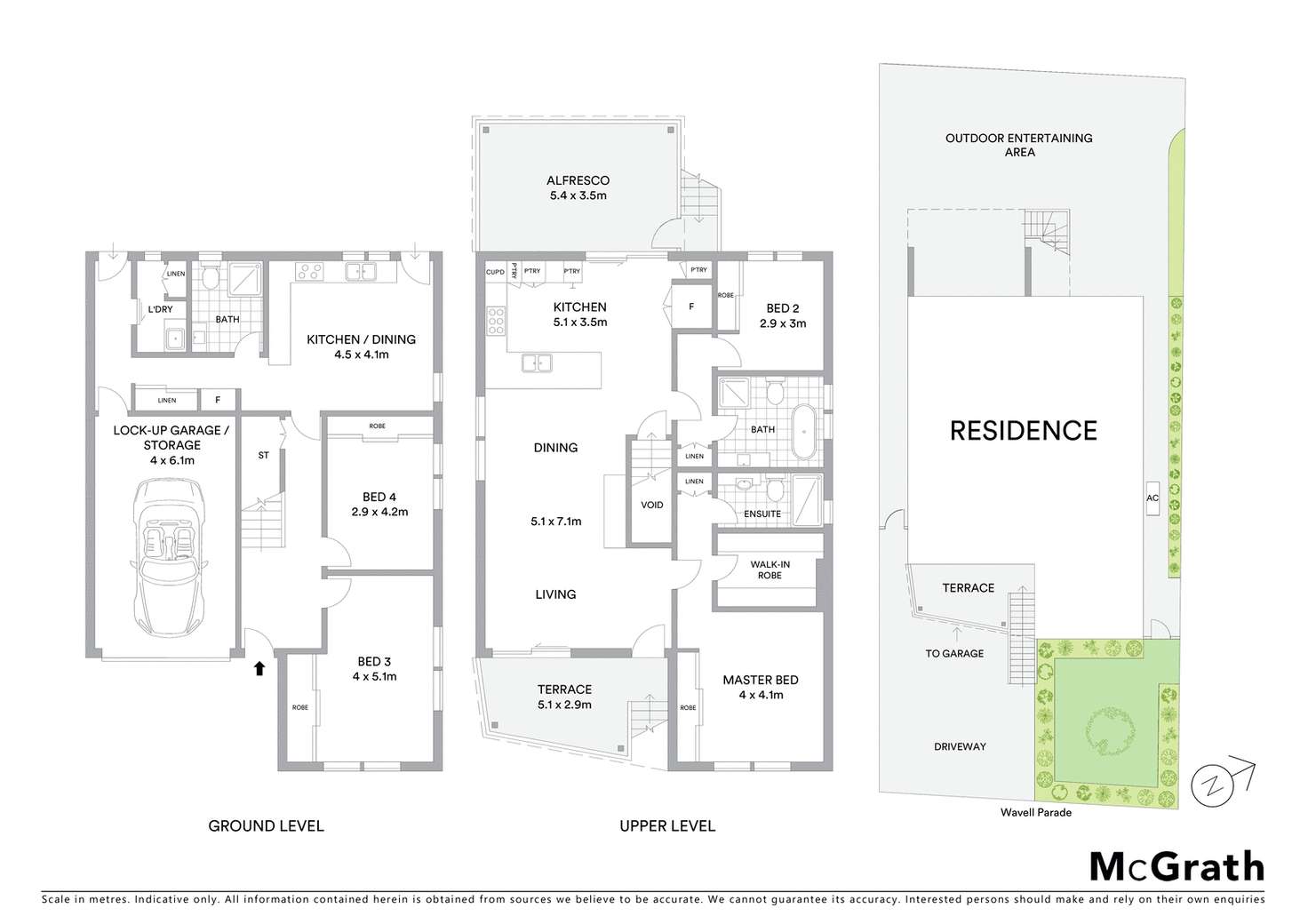 Floorplan of Homely house listing, 1 Wavell Parade, Earlwood NSW 2206