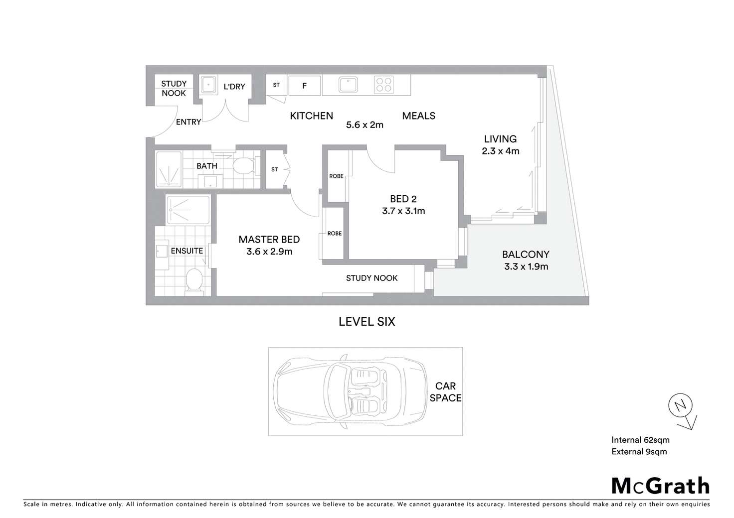 Floorplan of Homely apartment listing, 1033 Ann Street, Fortitude Valley QLD 4006