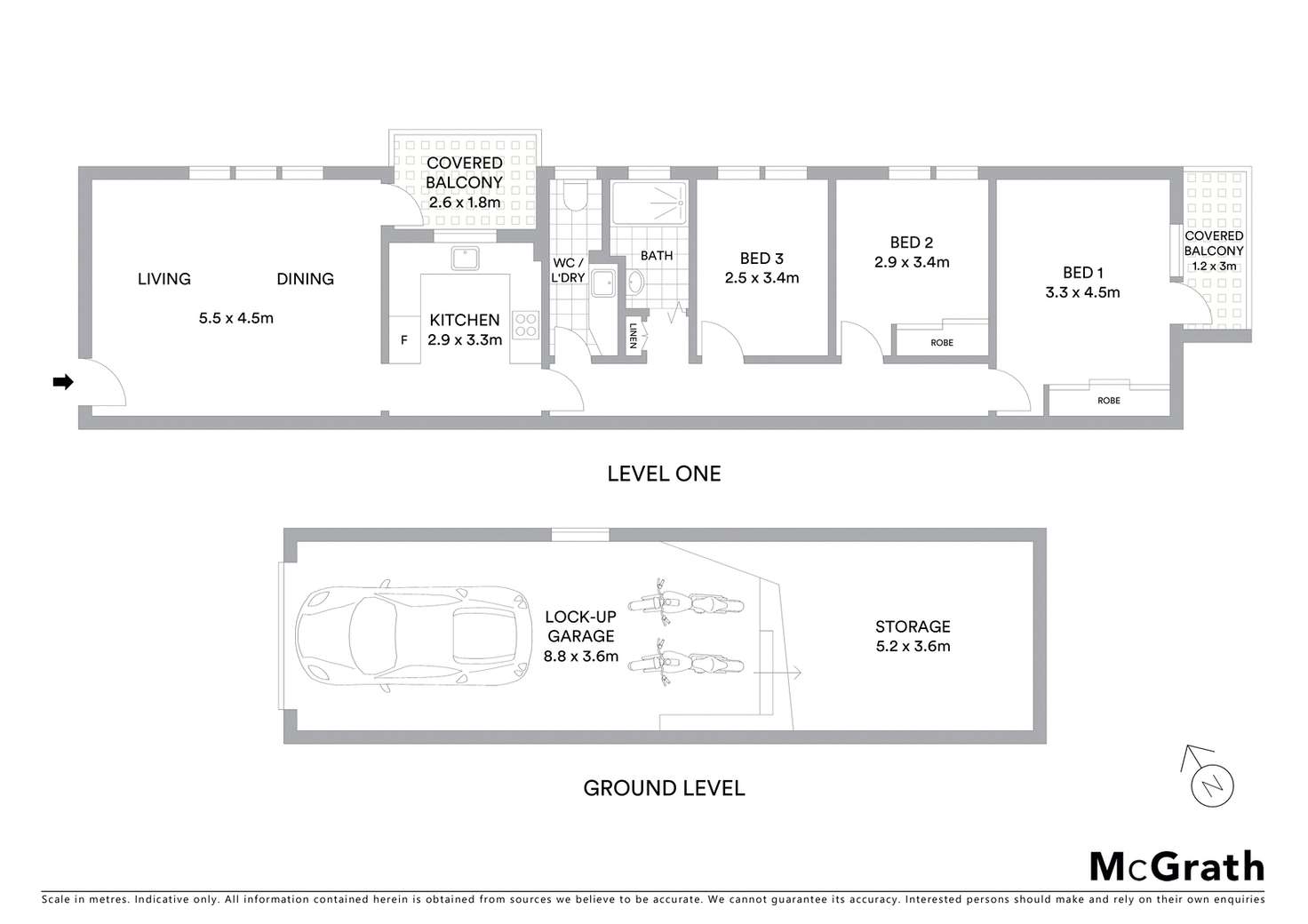 Floorplan of Homely apartment listing, 4/126 Homer Street, Earlwood NSW 2206