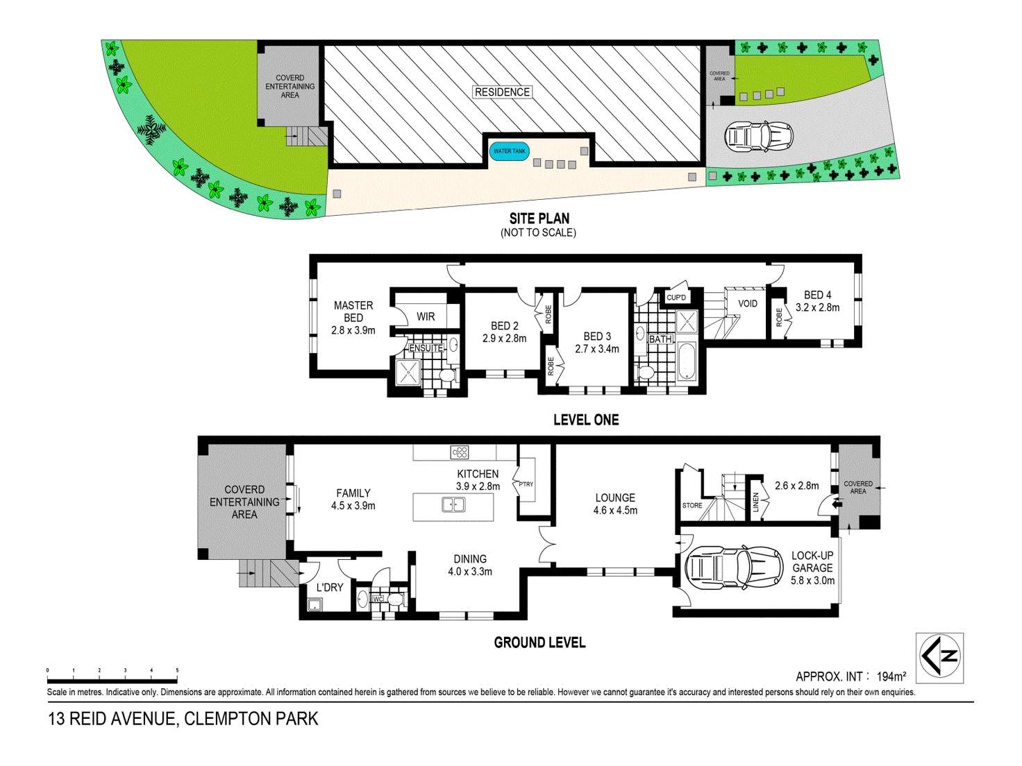 Floorplan of Homely semiDetached listing, 13 Reid Avenue, Clemton Park NSW 2206