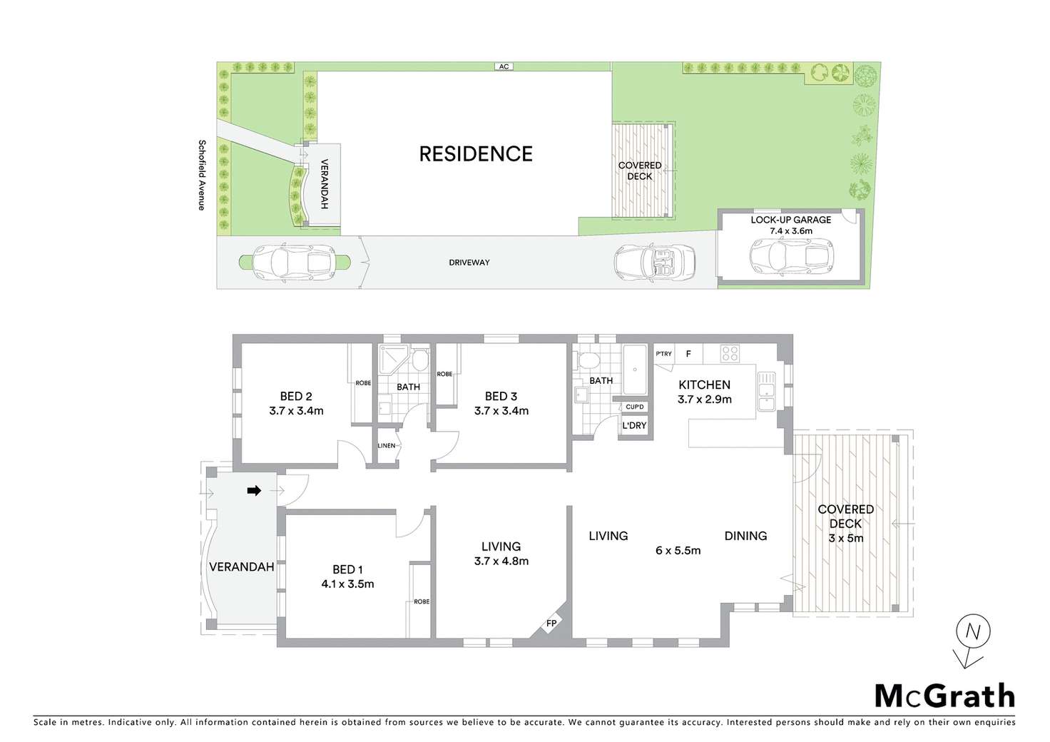 Floorplan of Homely house listing, 10 Schofield Avenue, Earlwood NSW 2206