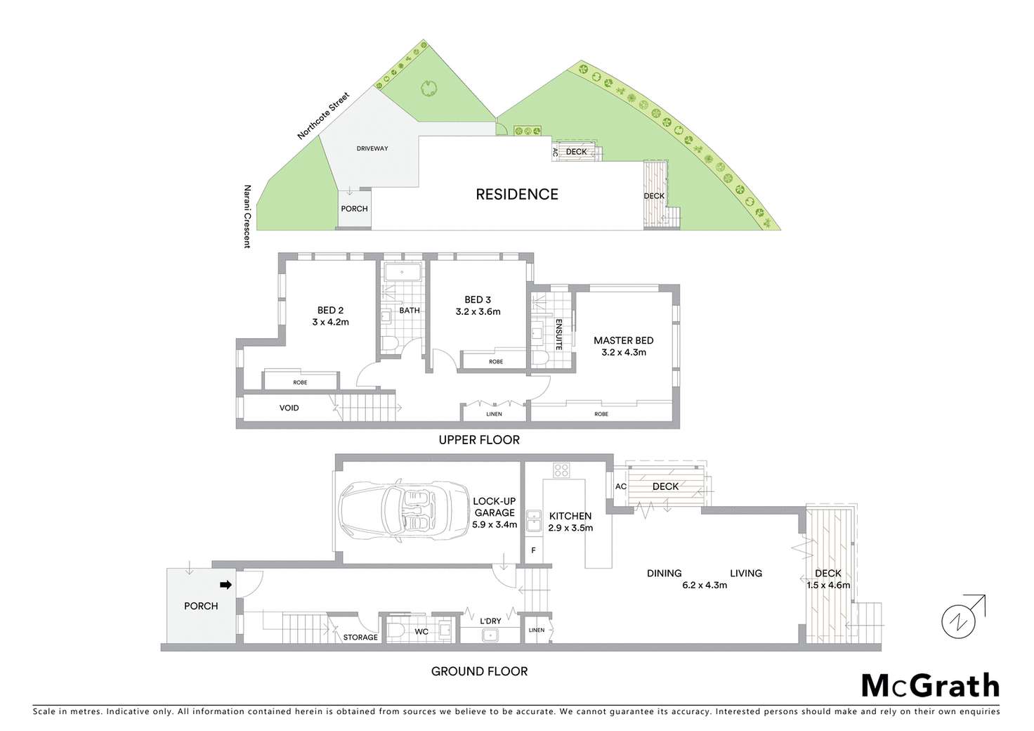 Floorplan of Homely house listing, 2D Narani Crescent, Earlwood NSW 2206