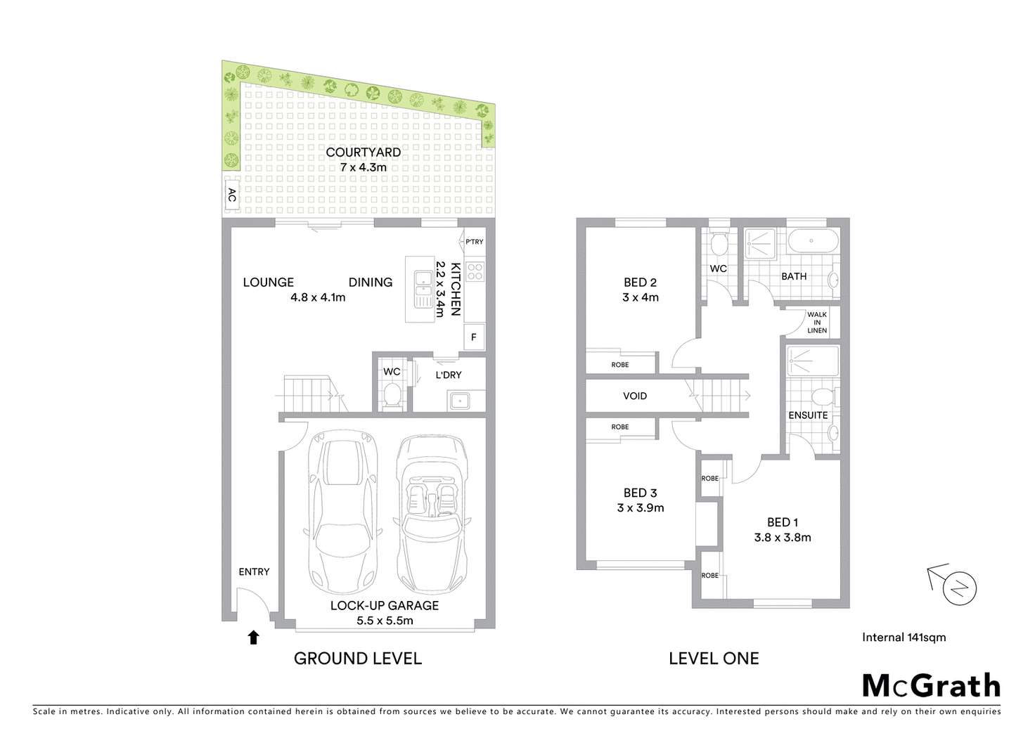 Floorplan of Homely townhouse listing, 7/8-10 Erin Street, Queanbeyan NSW 2620