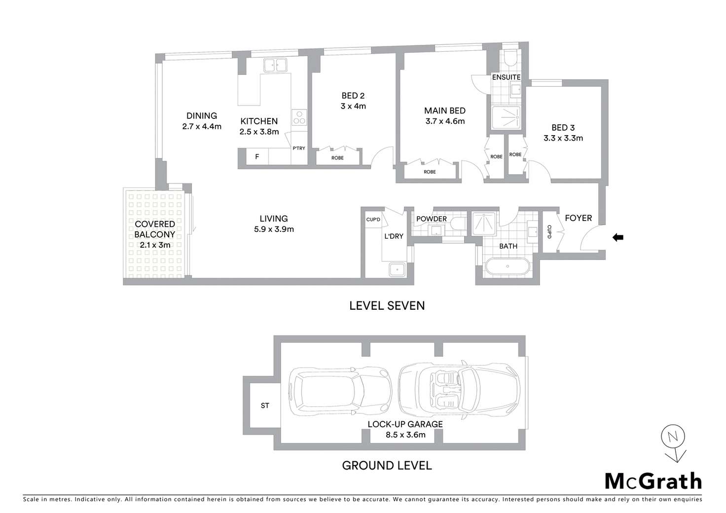 Floorplan of Homely apartment listing, 27/178 Beach Street, Coogee NSW 2034