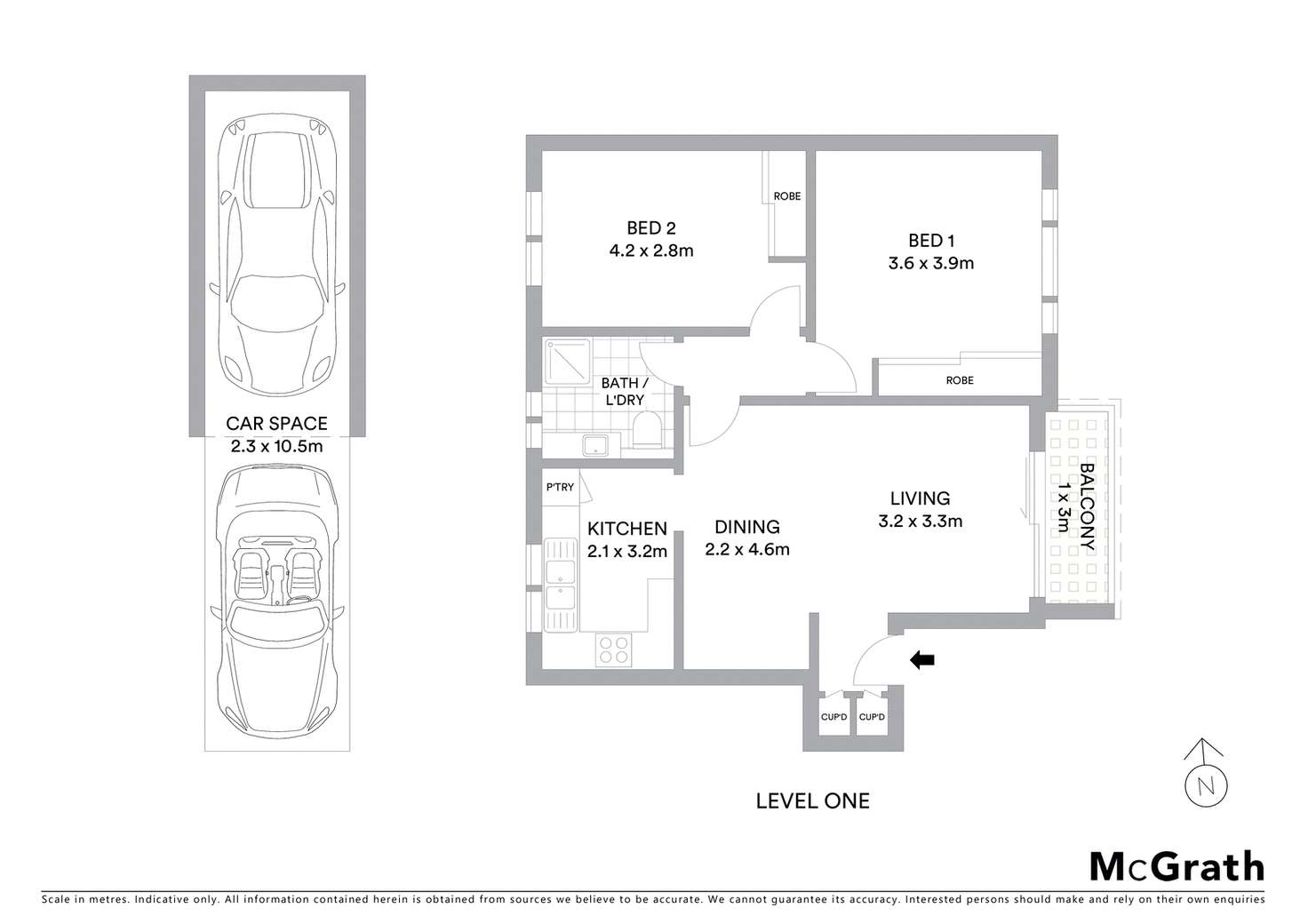 Floorplan of Homely apartment listing, 9/316 Clovelly Road, Clovelly NSW 2031