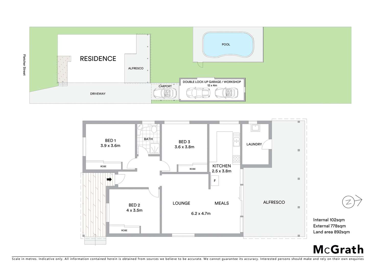Floorplan of Homely house listing, 66 Fletcher Street, Adamstown NSW 2289