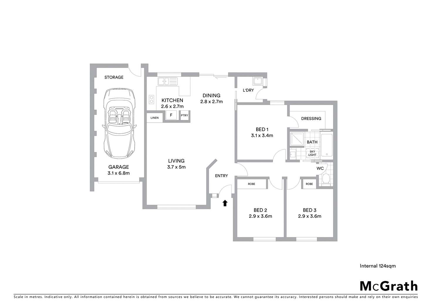 Floorplan of Homely townhouse listing, 3/36 Sid Barnes Crescent, Gordon ACT 2906