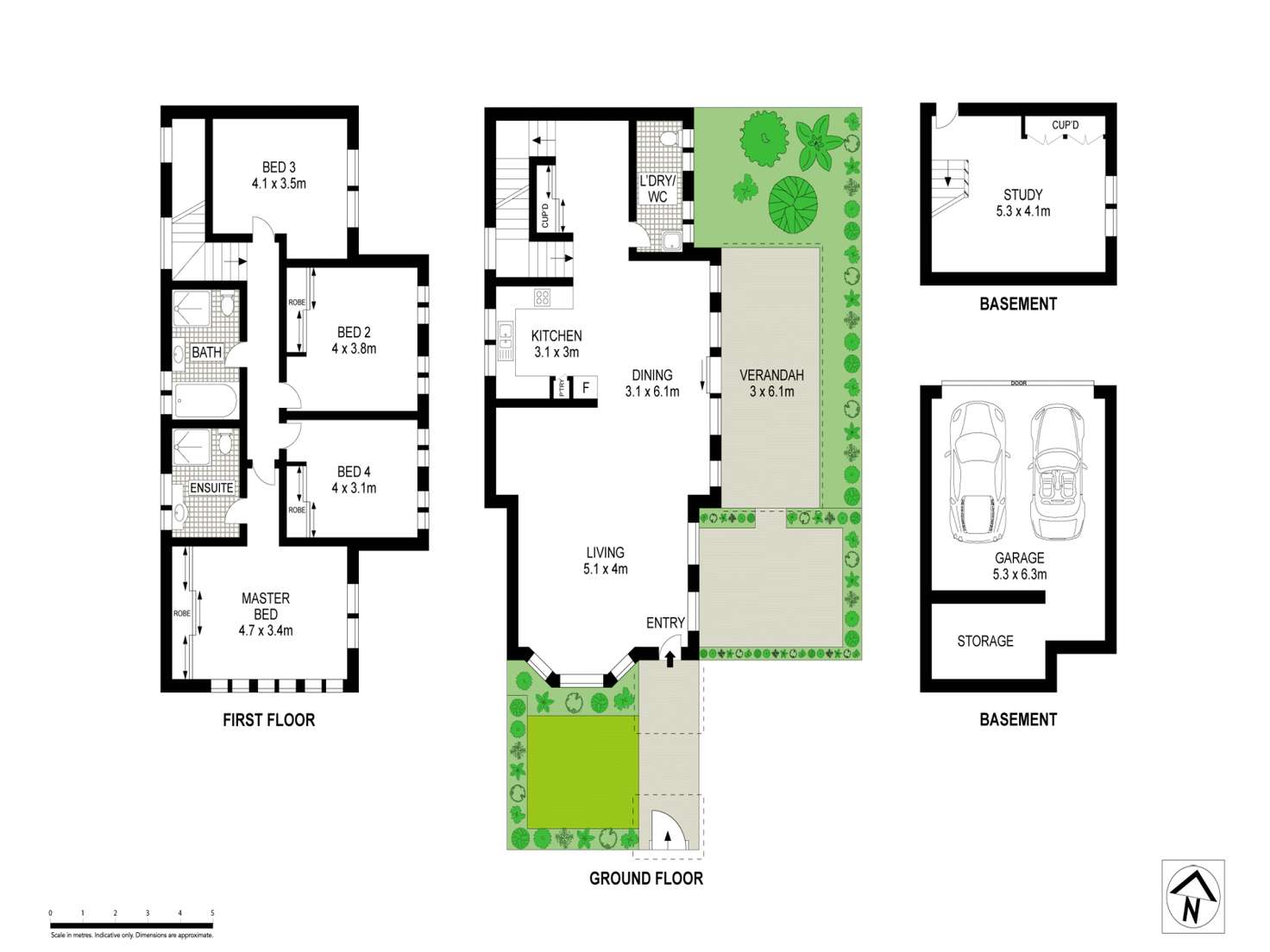 Floorplan of Homely townhouse listing, 2/114 Rawson Road, Greenacre NSW 2190