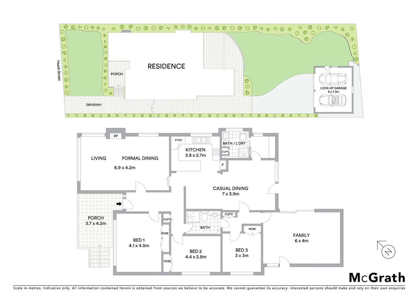 Floorplan of Homely house listing, 5 Heath Street, Ryde NSW 2112