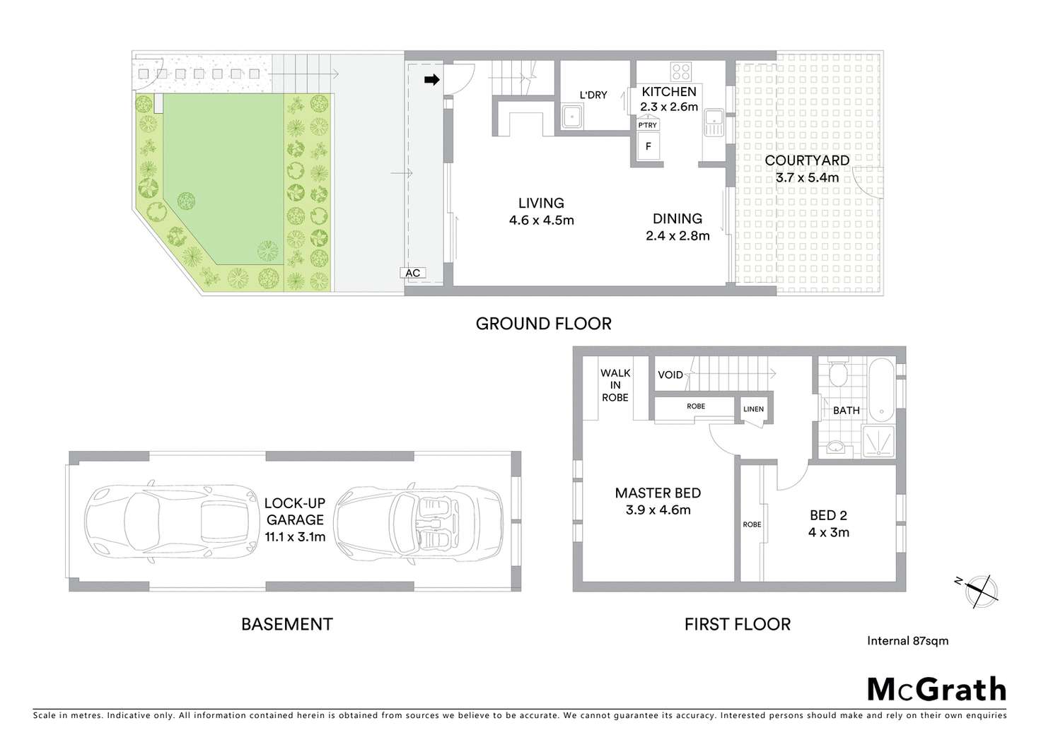 Floorplan of Homely townhouse listing, 3/37 Khartoum Road, Macquarie Park NSW 2113
