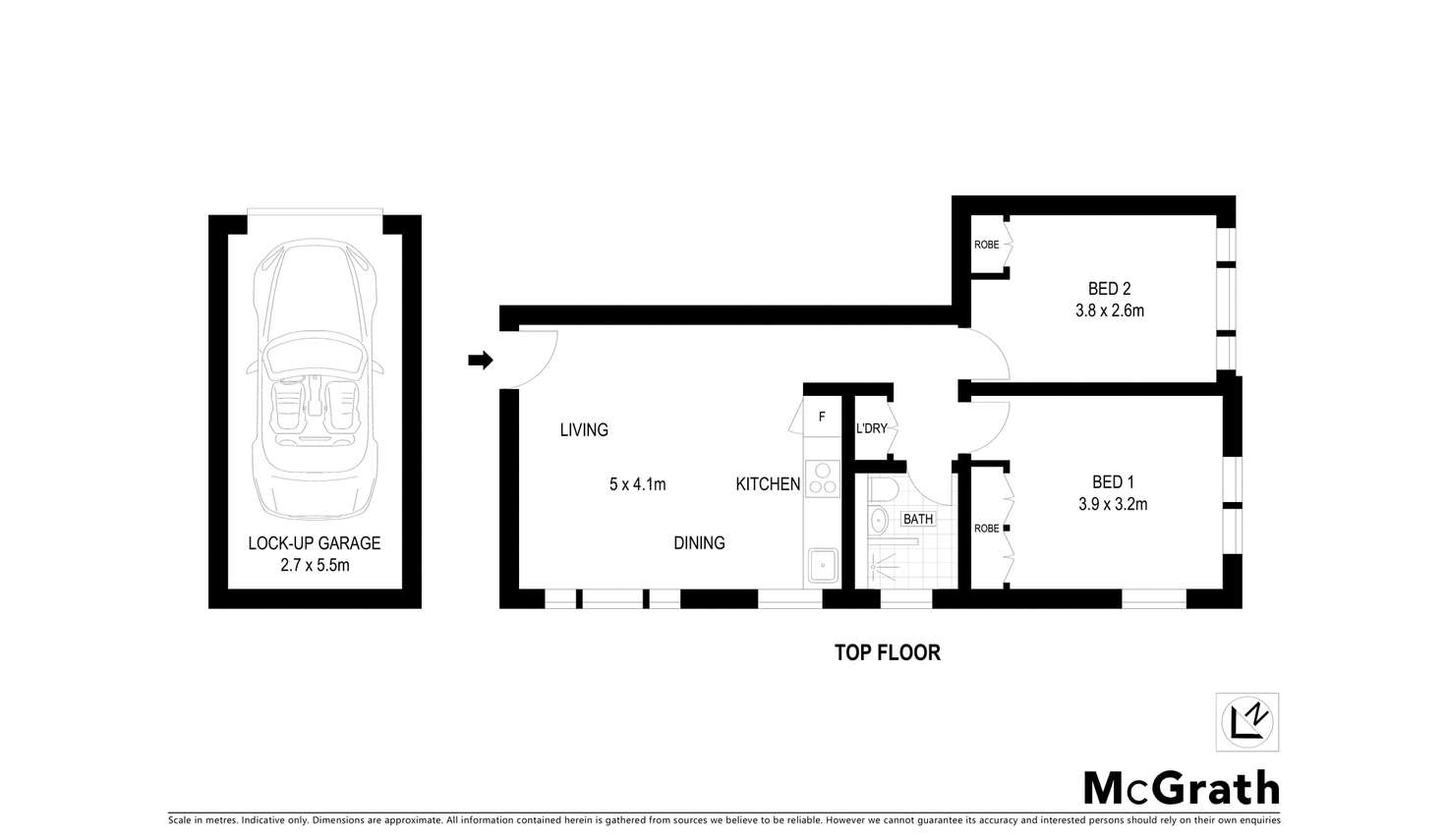 Floorplan of Homely apartment listing, 9/58 Dover Road, Rose Bay NSW 2029
