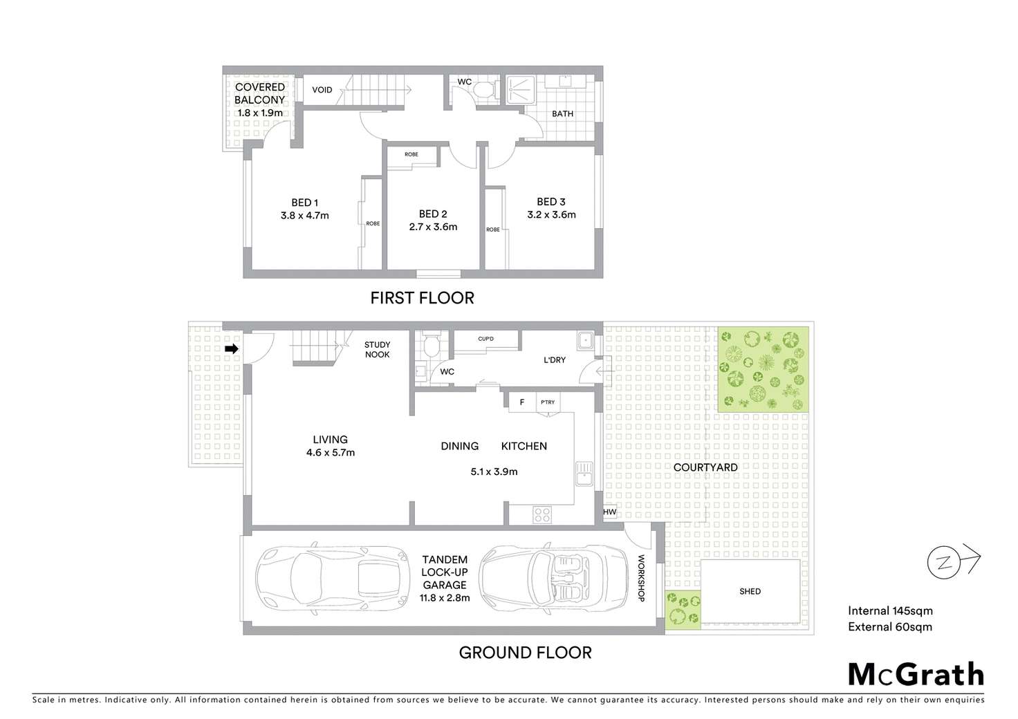 Floorplan of Homely townhouse listing, 2/118 Rookwood Road, Yagoona NSW 2199