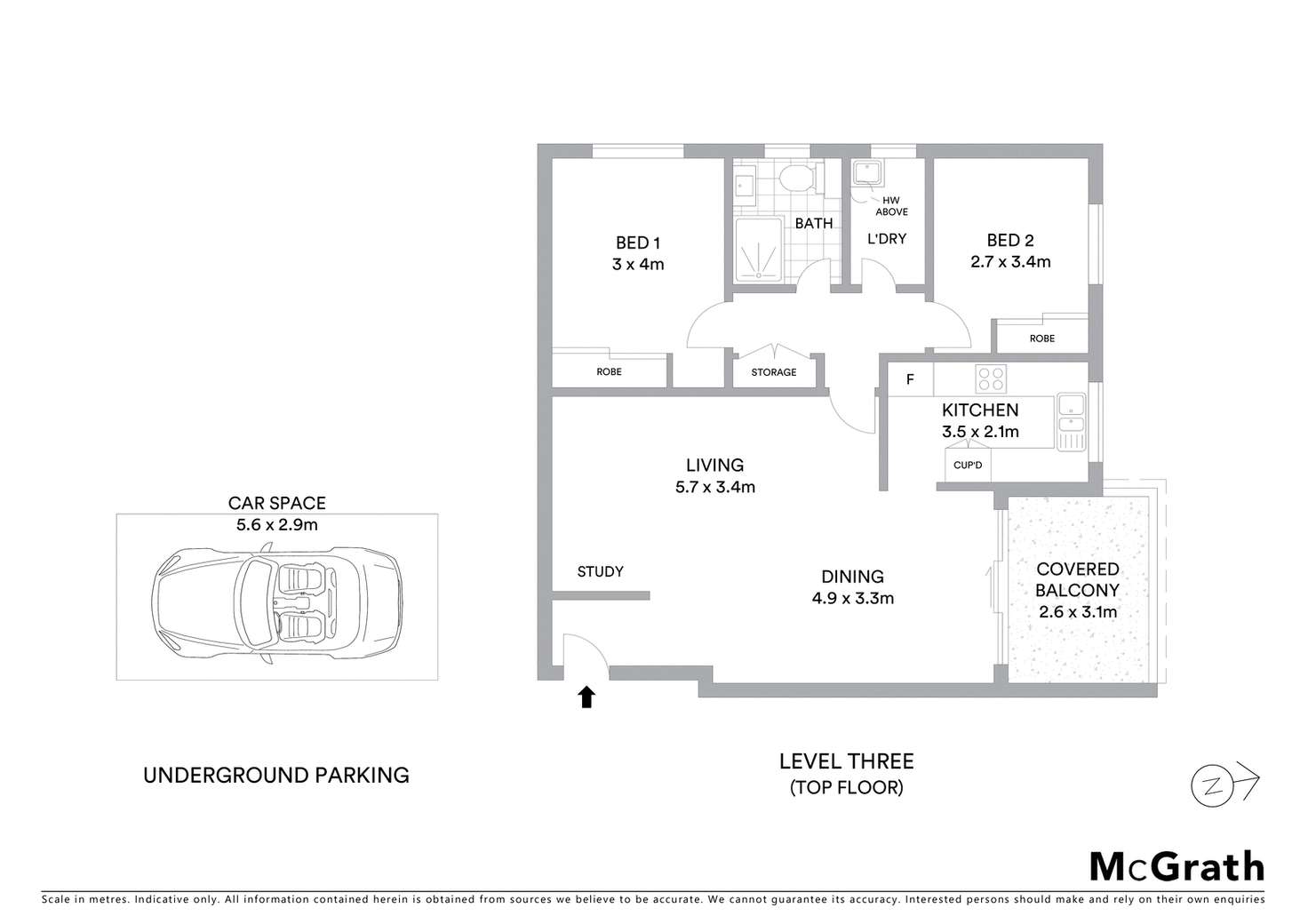 Floorplan of Homely apartment listing, 11/86-88 Karimbla Road, Miranda NSW 2228