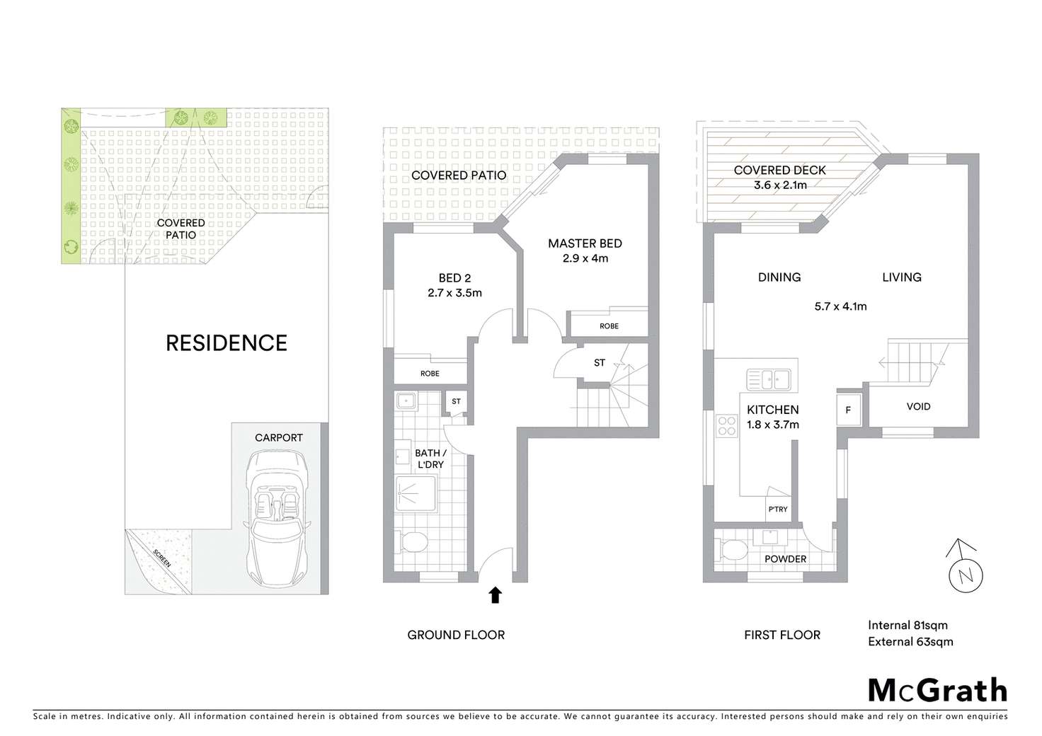 Floorplan of Homely apartment listing, 1/76 Southern Cross Parade, Sunrise Beach QLD 4567
