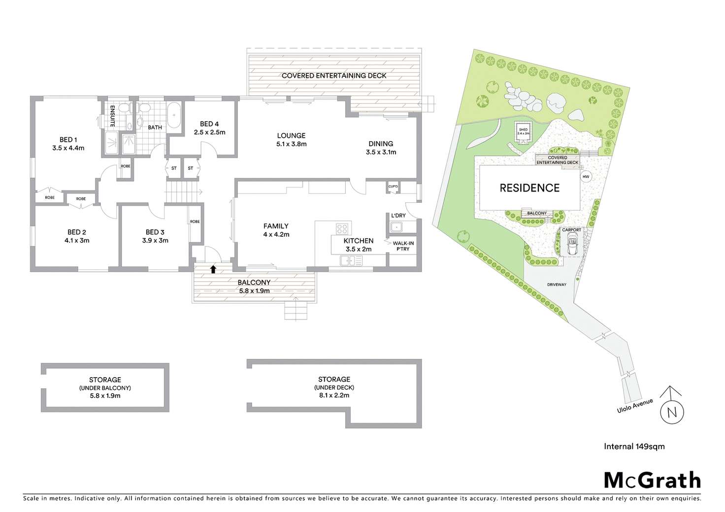 Floorplan of Homely house listing, 22 Ulolo Avenue, Hornsby Heights NSW 2077