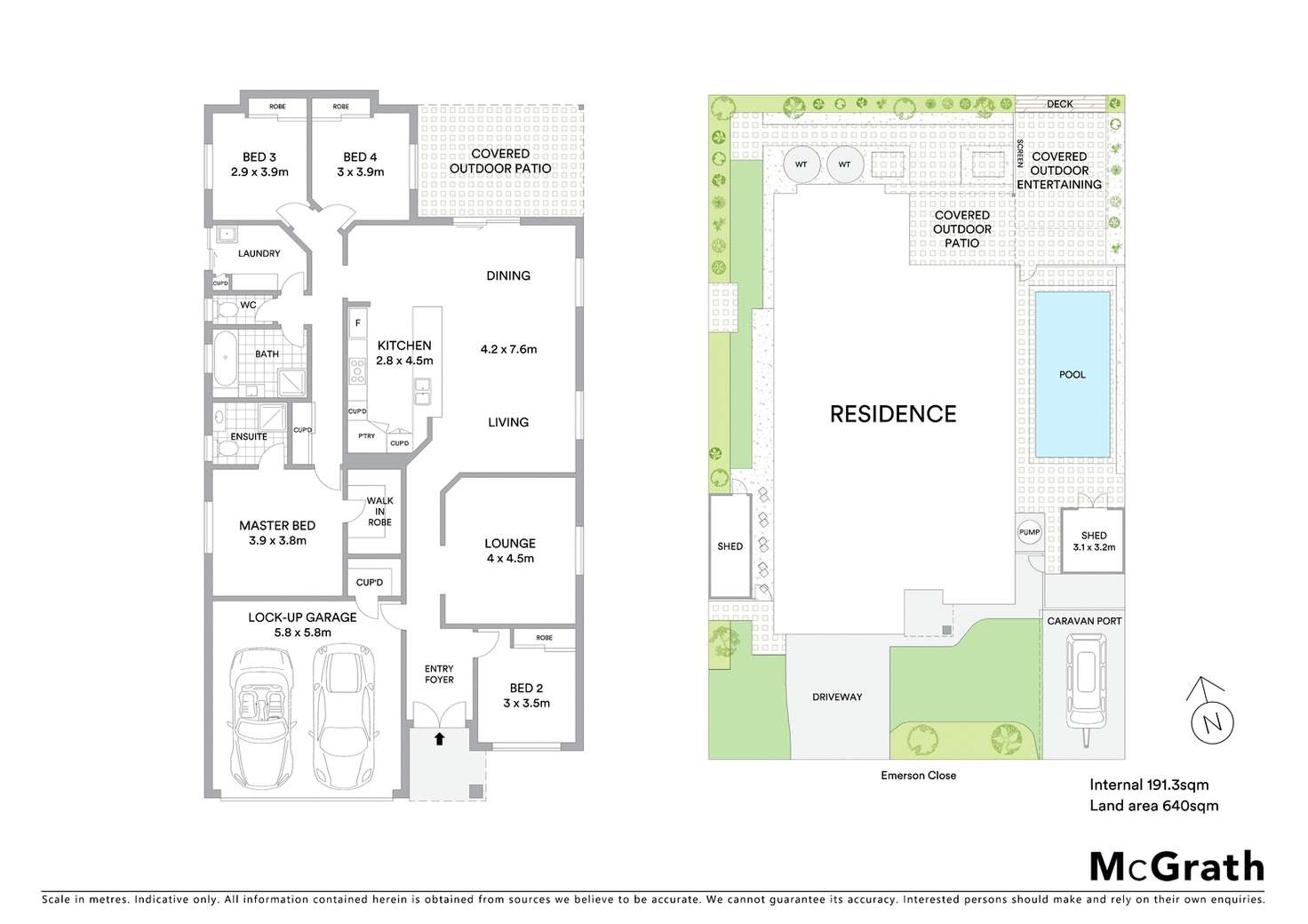 Floorplan of Homely house listing, 5 Emerson Close, Springfield Lakes QLD 4300