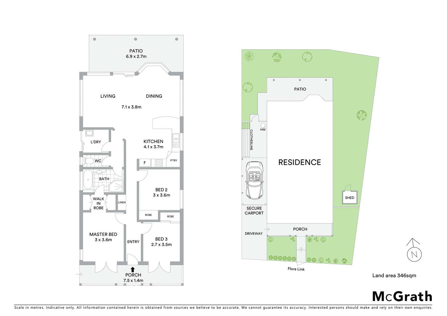 Floorplan of Homely house listing, 9 Flora Link, Springfield Lakes QLD 4300