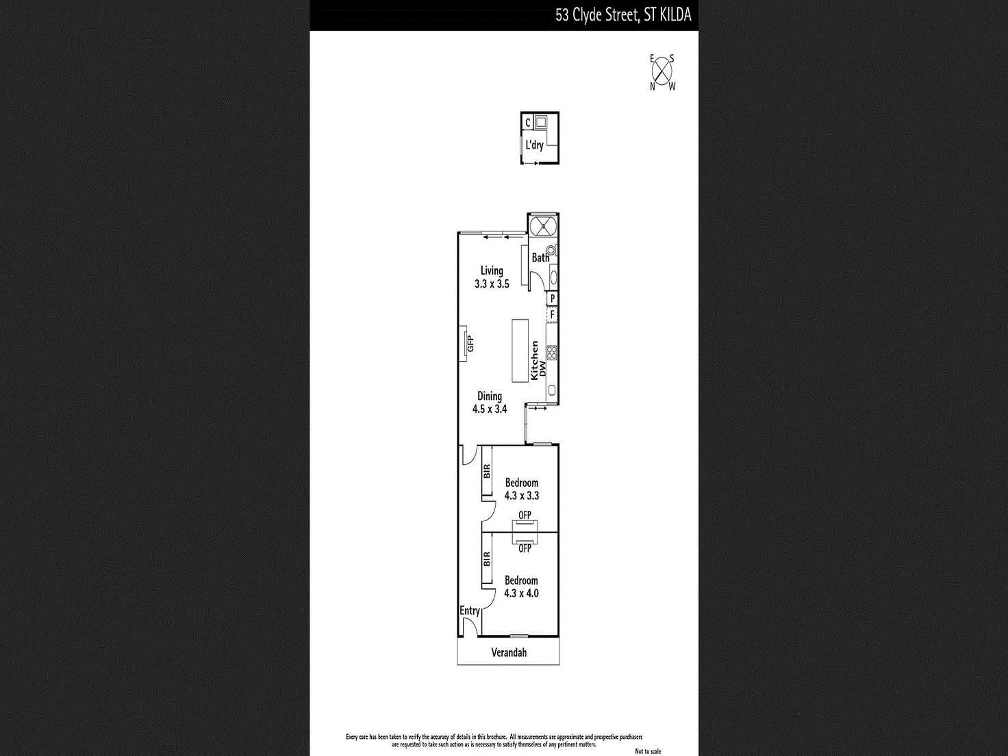 Floorplan of Homely house listing, 53 Clyde Street, St Kilda VIC 3182