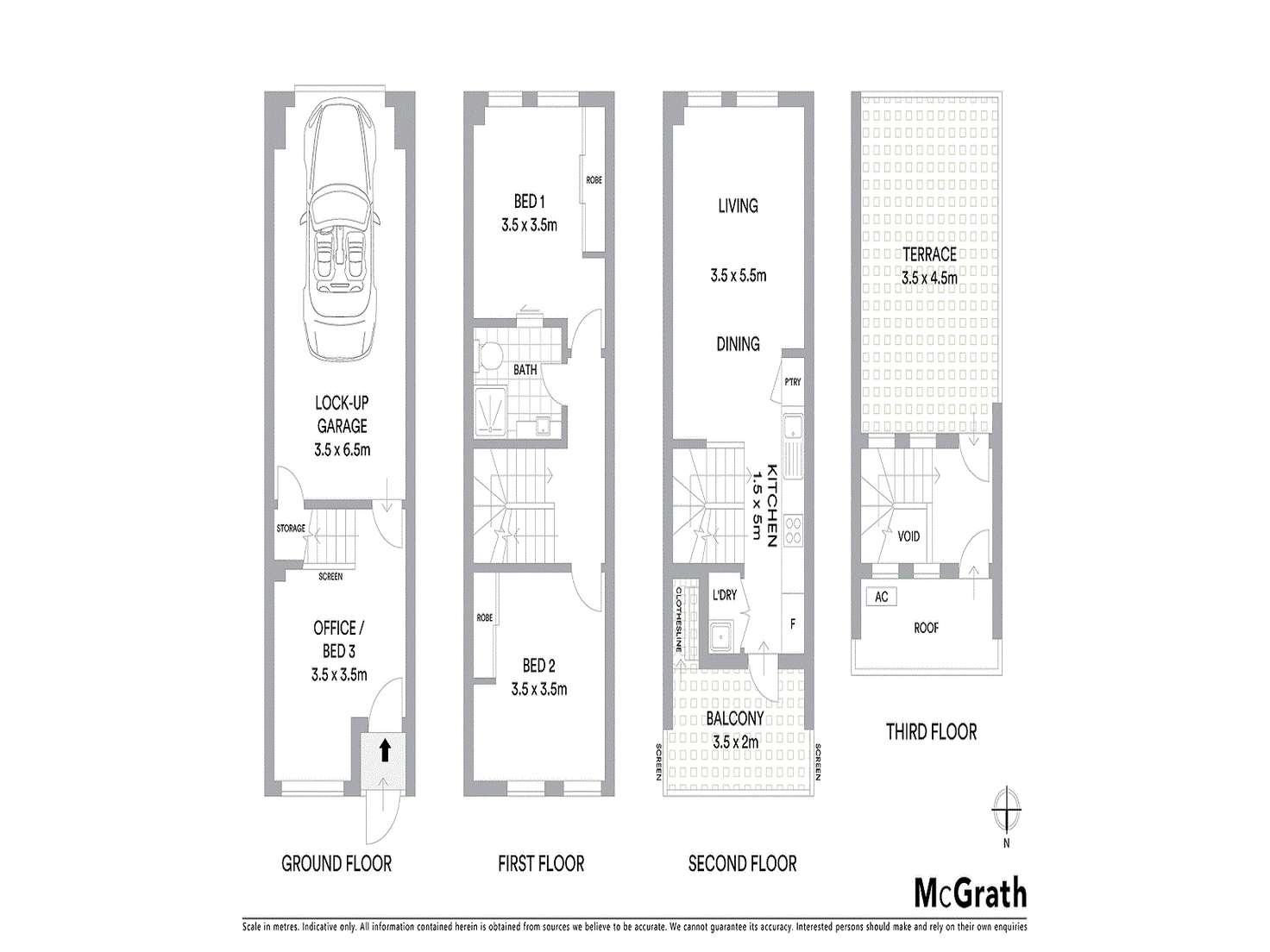 Floorplan of Homely townhouse listing, 3/2 Nelson Street, Balaclava VIC 3183