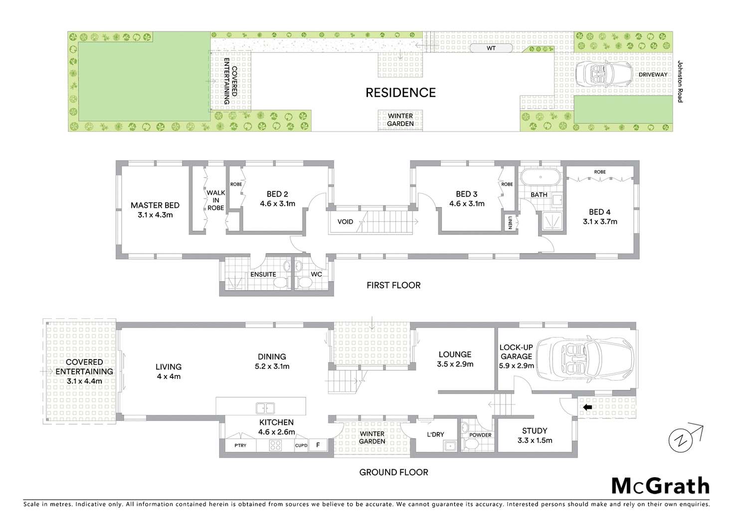 Floorplan of Homely semiDetached listing, 21A Johnston Road, Eastwood NSW 2122