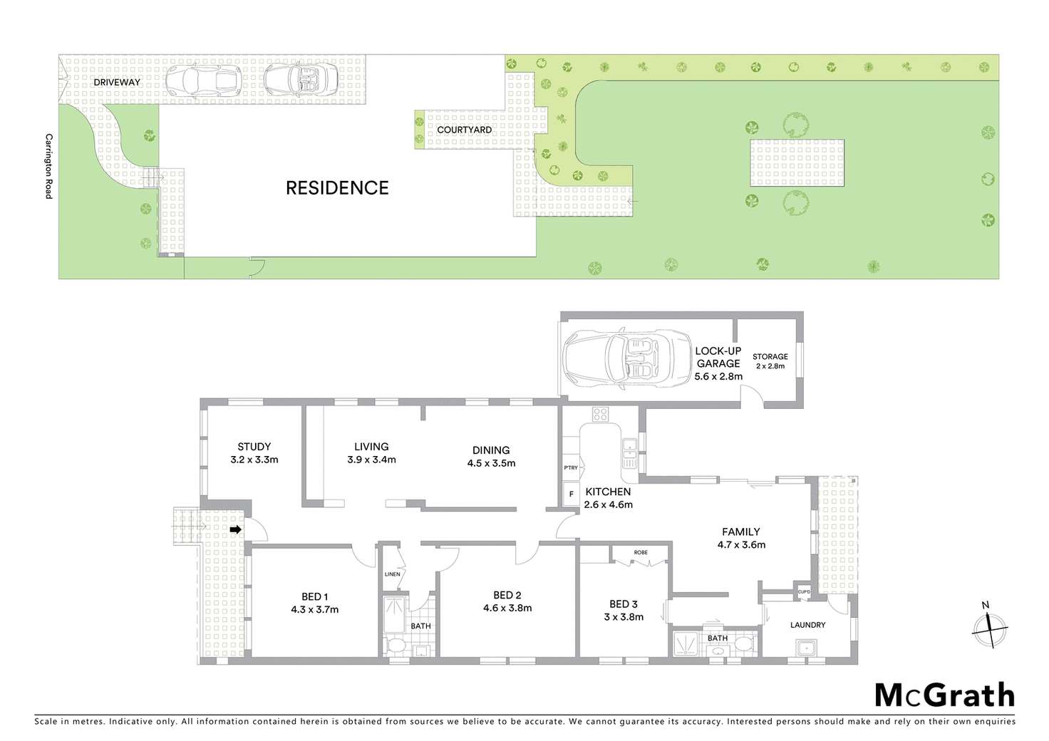 Floorplan of Homely house listing, 191 Carrington Road, Coogee NSW 2034