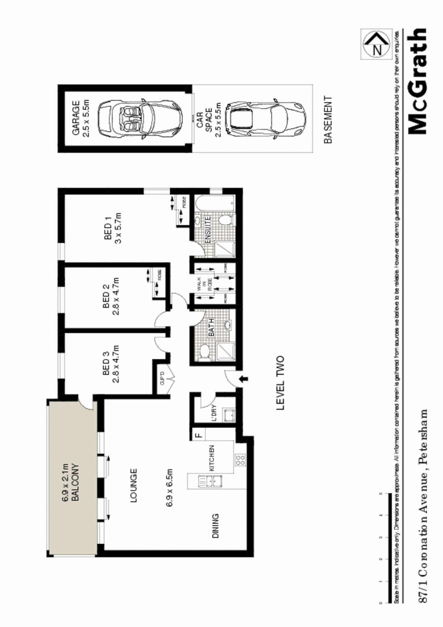 Floorplan of Homely apartment listing, 87/1 Coronation Avenue, Petersham NSW 2049