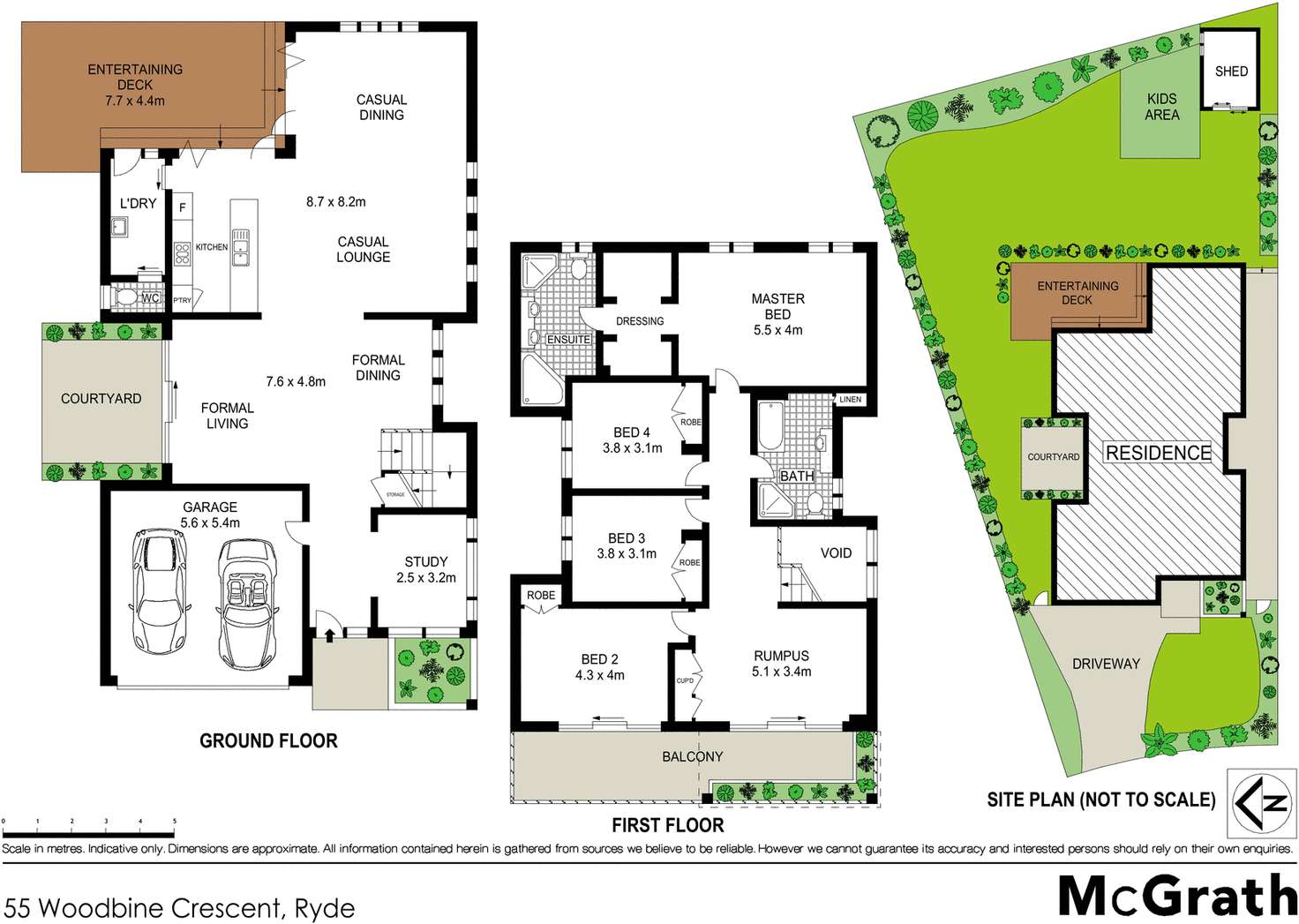 Floorplan of Homely house listing, 55 Woodbine Crescent, Ryde NSW 2112