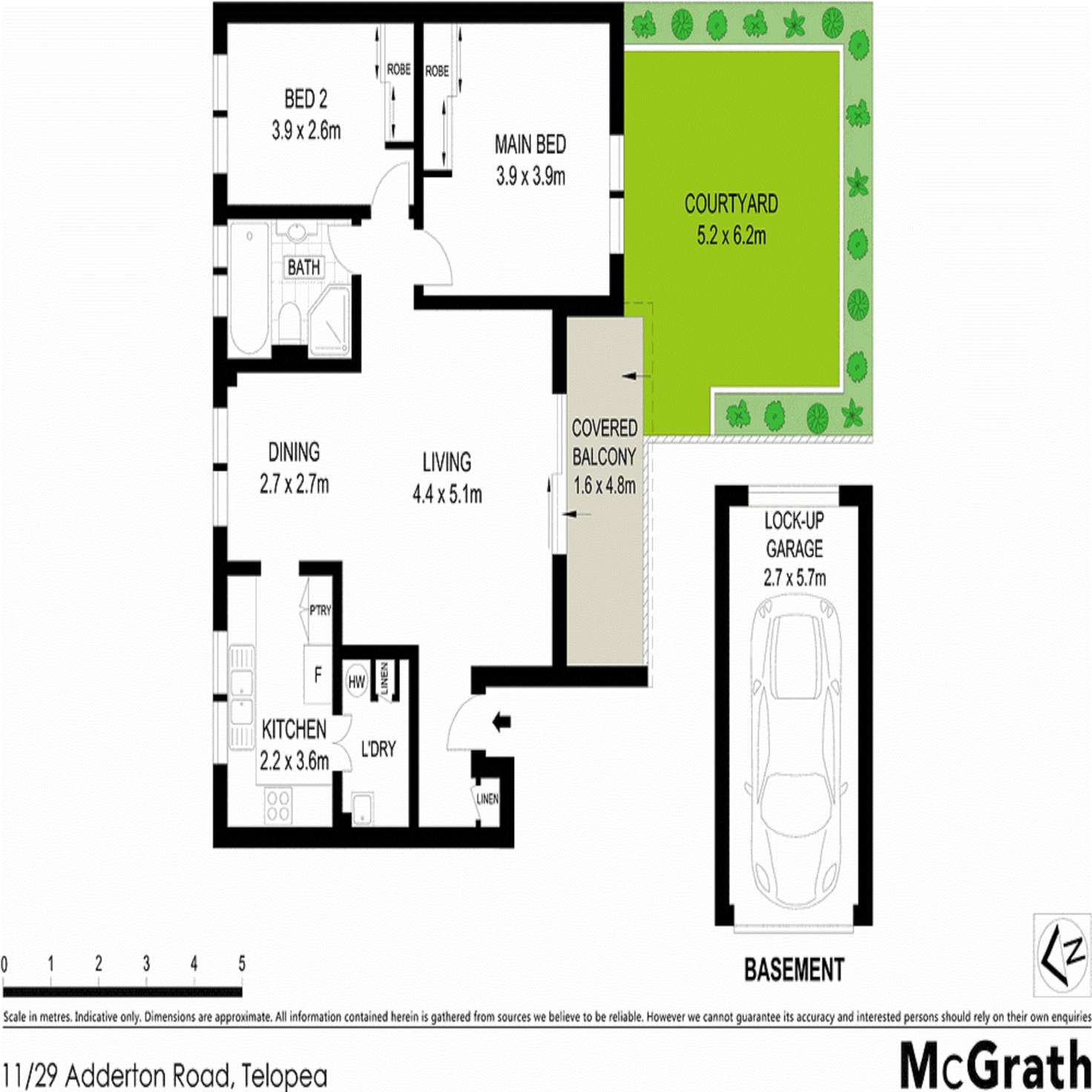 Floorplan of Homely apartment listing, 11/29 Adderton Road, Telopea NSW 2117