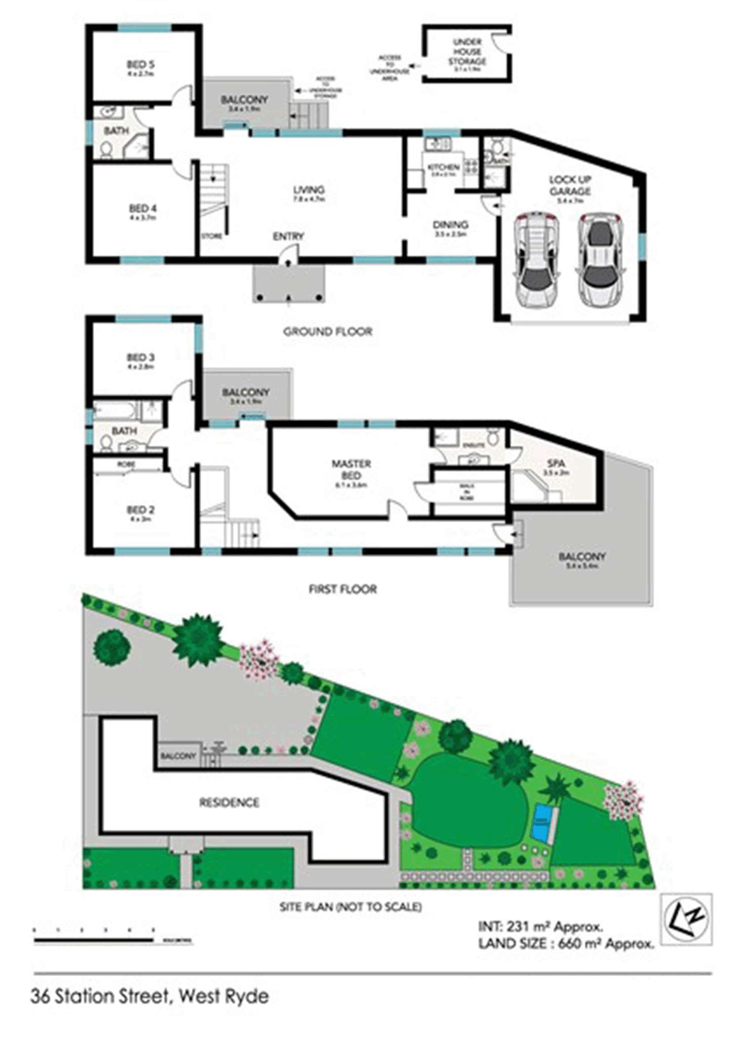 Floorplan of Homely house listing, 36 Station Street, West Ryde NSW 2114