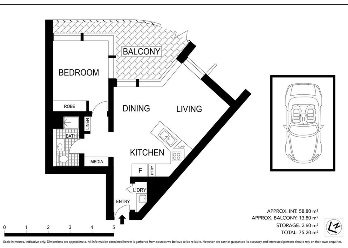 Floorplan of Homely apartment listing, 314/50 McLachlan Avenue, Darlinghurst NSW 2010