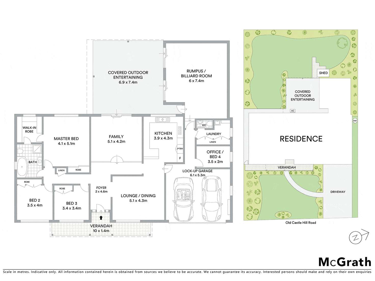 Floorplan of Homely house listing, 107 Old Castle Hill, Castle Hill NSW 2154