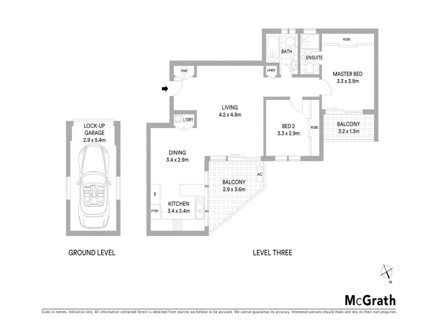 Floorplan of Homely apartment listing, 4/9 Ruth Street, Naremburn NSW 2065