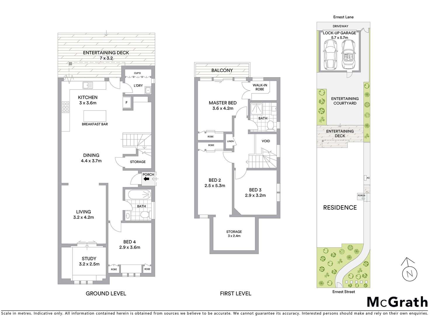 Floorplan of Homely house listing, 80 Ernest Street, Crows Nest NSW 2065
