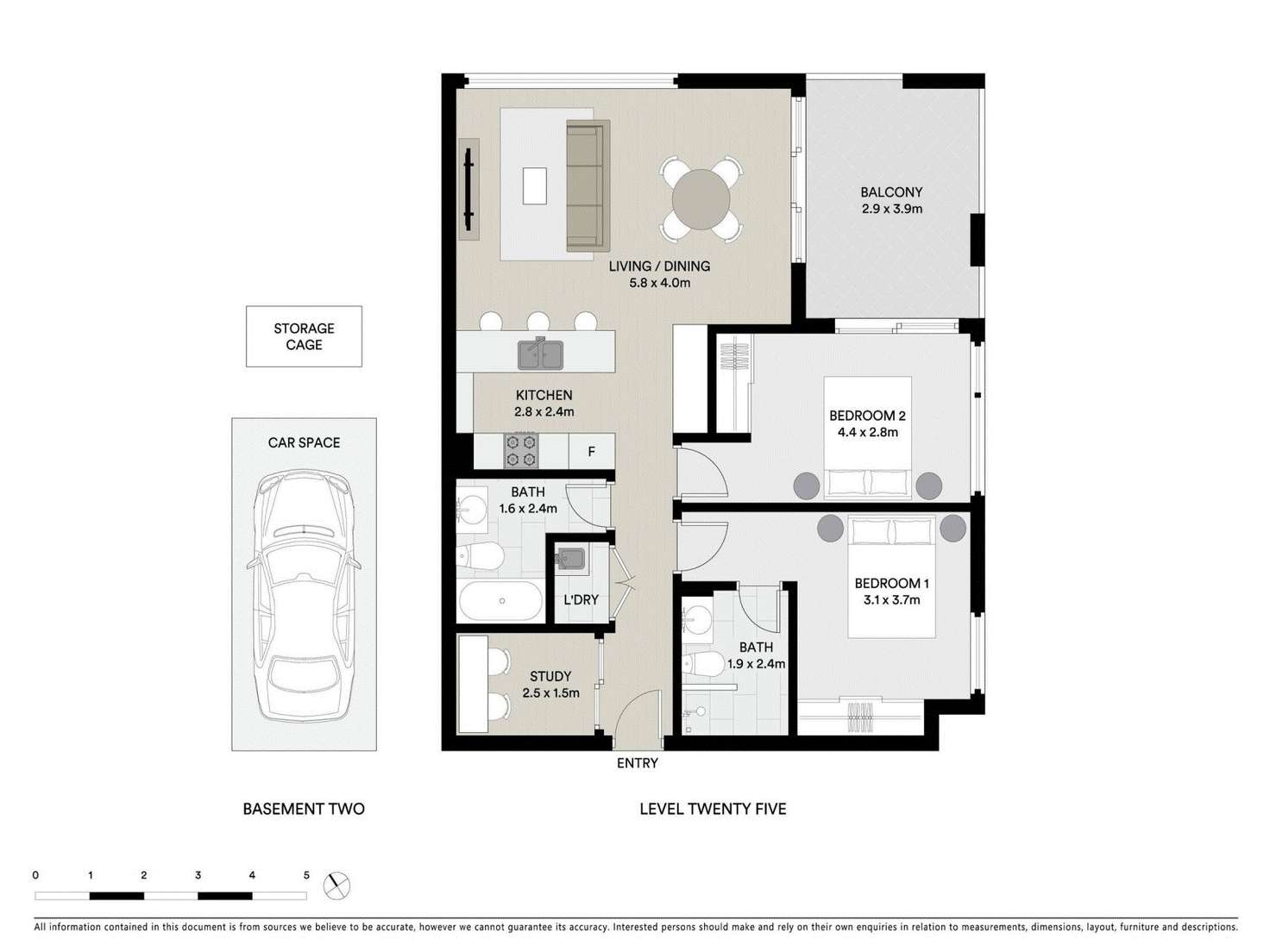 Floorplan of Homely unit listing, 2508/46 Savona Drive, Wentworth Point NSW 2127