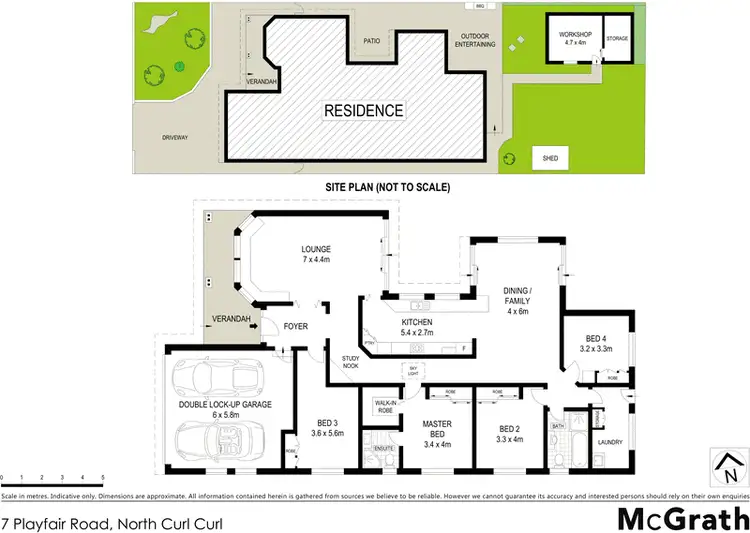 Floorplan of Homely house listing, 7 Playfair Road, North Curl Curl NSW 2099
