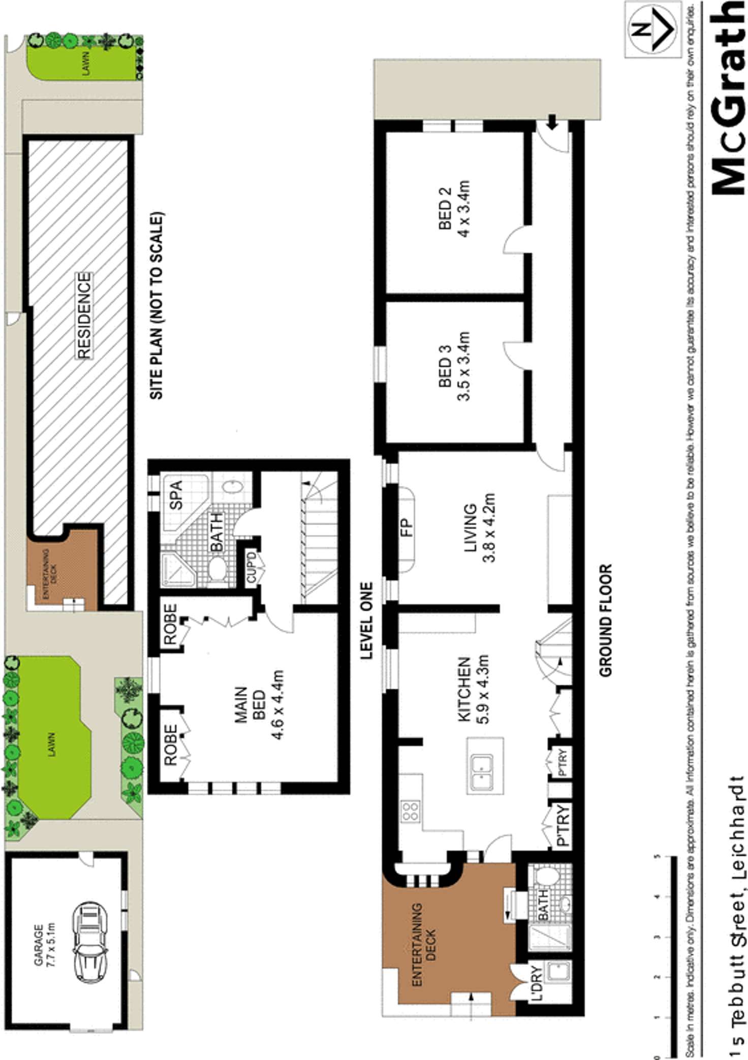 Floorplan of Homely house listing, 15 Tebbutt Street, Leichhardt NSW 2040