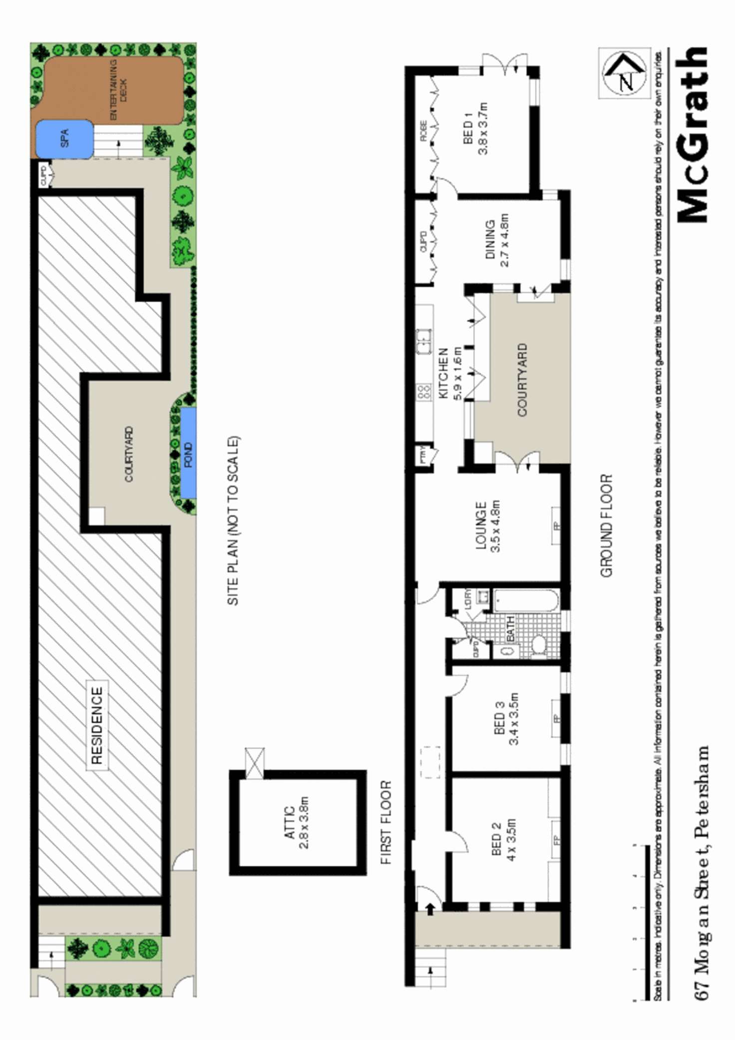 Floorplan of Homely house listing, 67 Morgan Street, Petersham NSW 2049