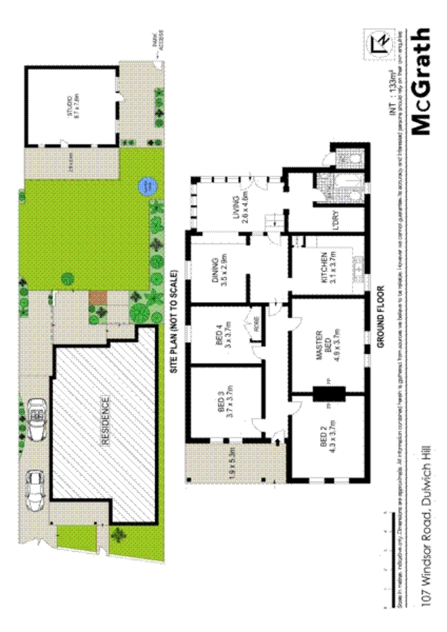 Floorplan of Homely house listing, 107 Windsor Road, Dulwich Hill NSW 2203