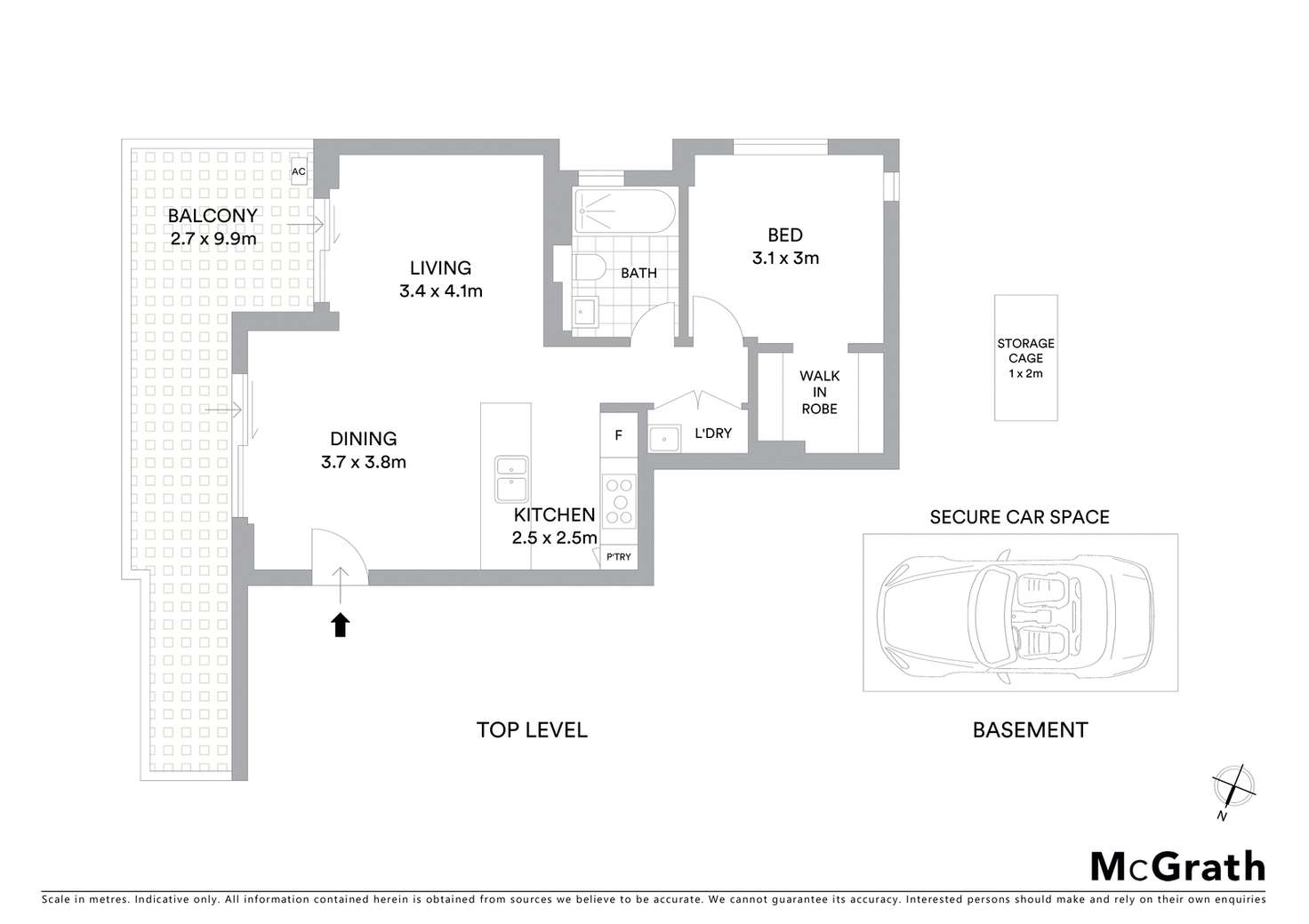 Floorplan of Homely apartment listing, 20/7 Chapman Avenue, Beecroft NSW 2119