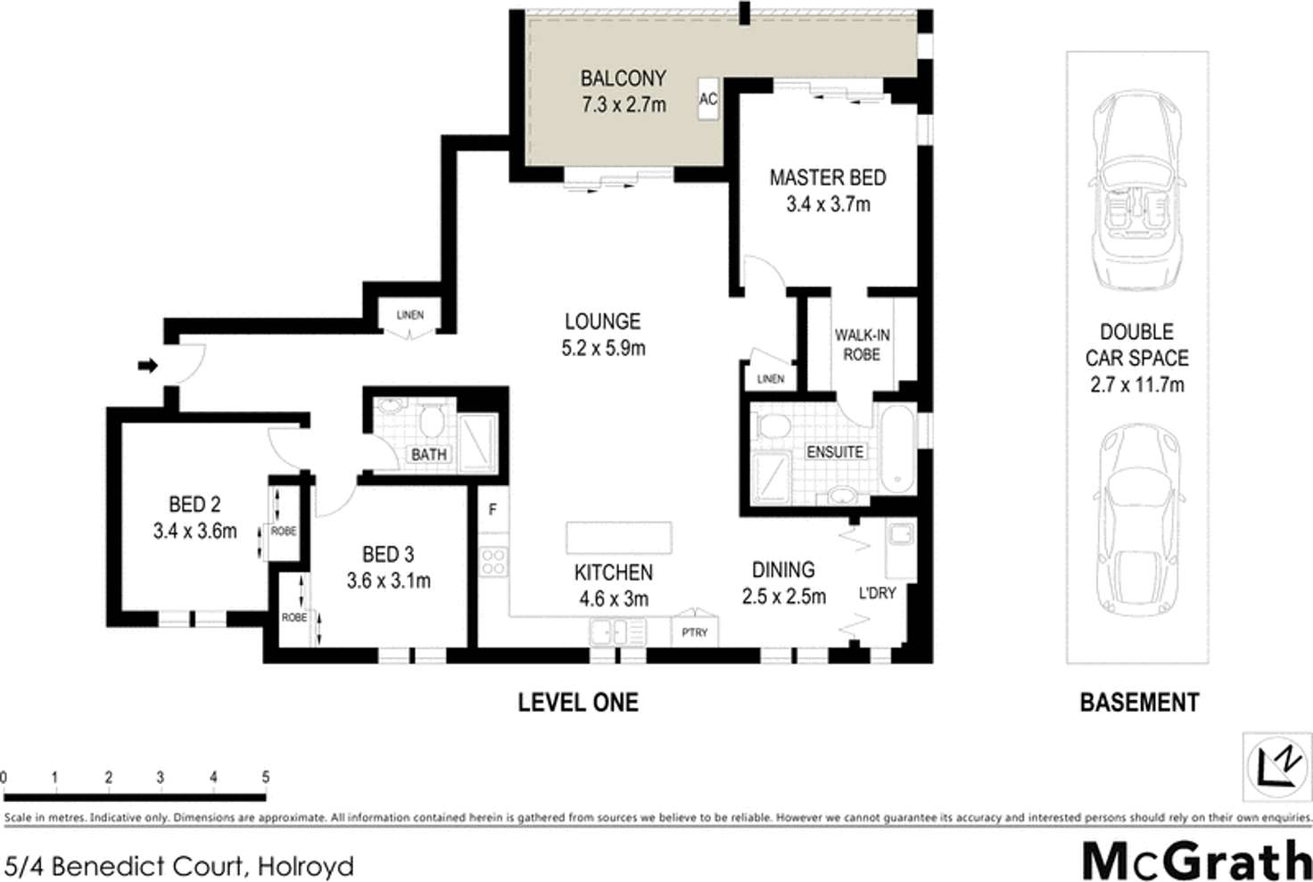 Floorplan of Homely apartment listing, 5/4 Benedict Court, Holroyd NSW 2142