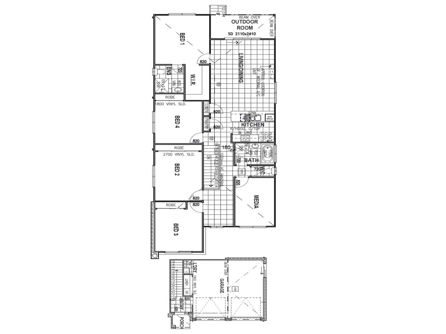 Floorplan of Homely house listing, 14 Sanctuary Close, Springfield Lakes QLD 4300