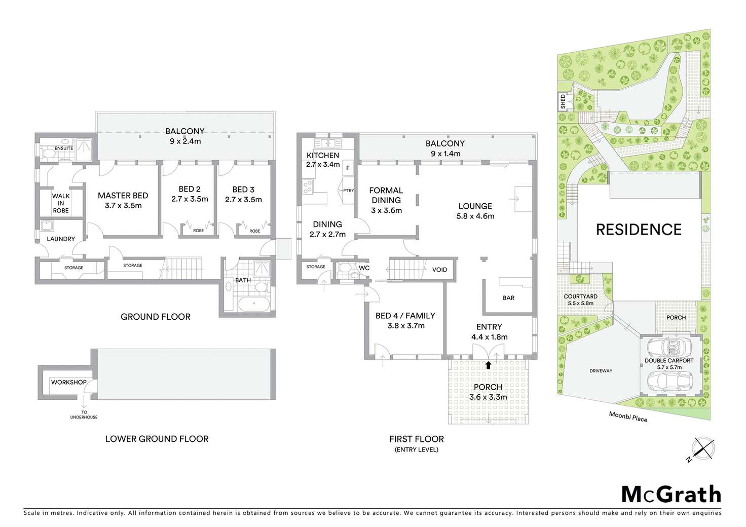 Floorplan of Homely house listing, 6 Moonbi Place, Kareela NSW 2232