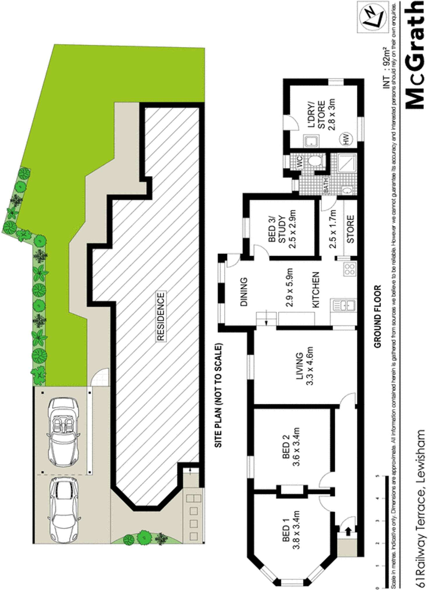 Floorplan of Homely house listing, 61 Railway Terrace, Lewisham NSW 2049