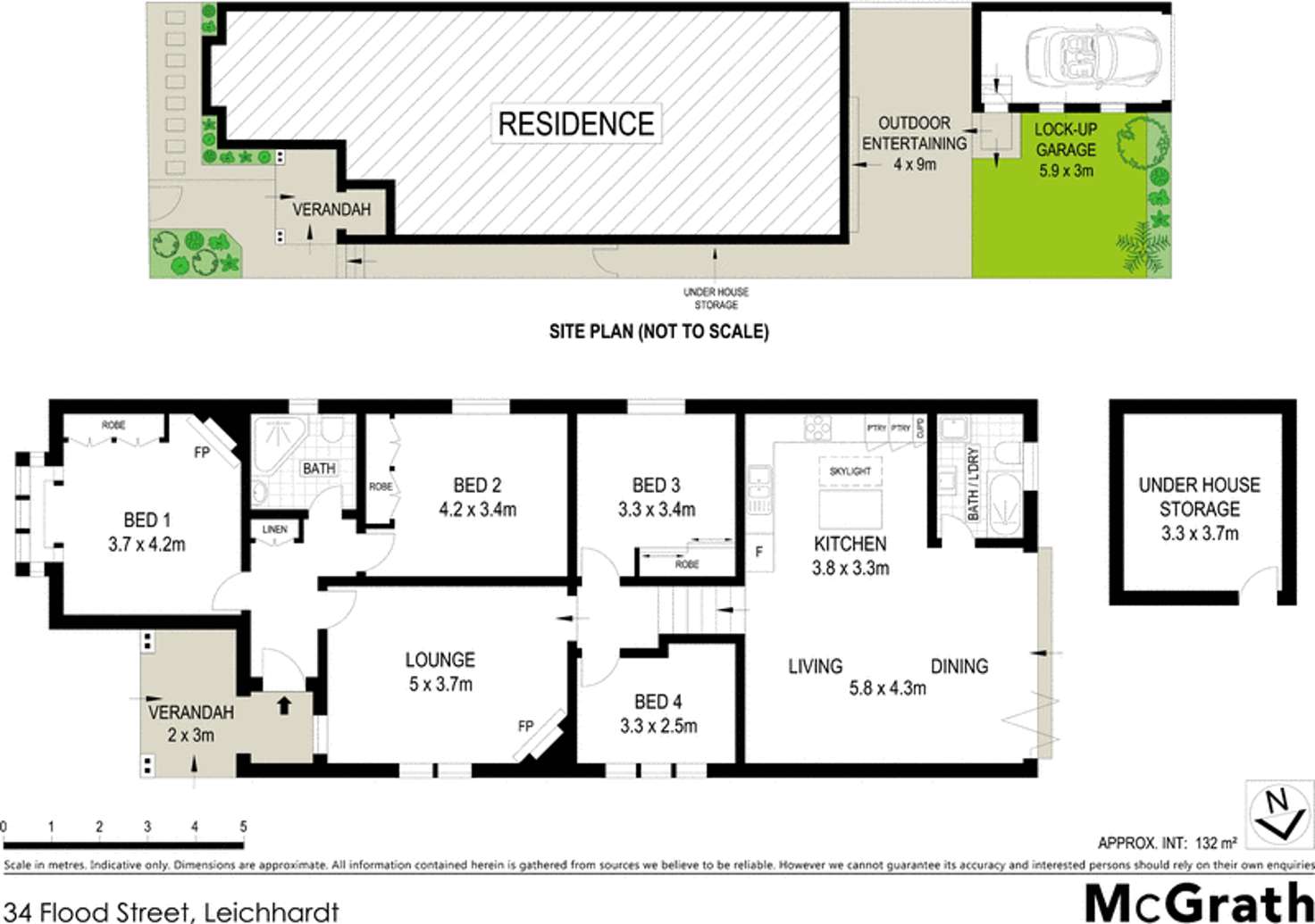 Floorplan of Homely house listing, 34 Flood Street, Leichhardt NSW 2040