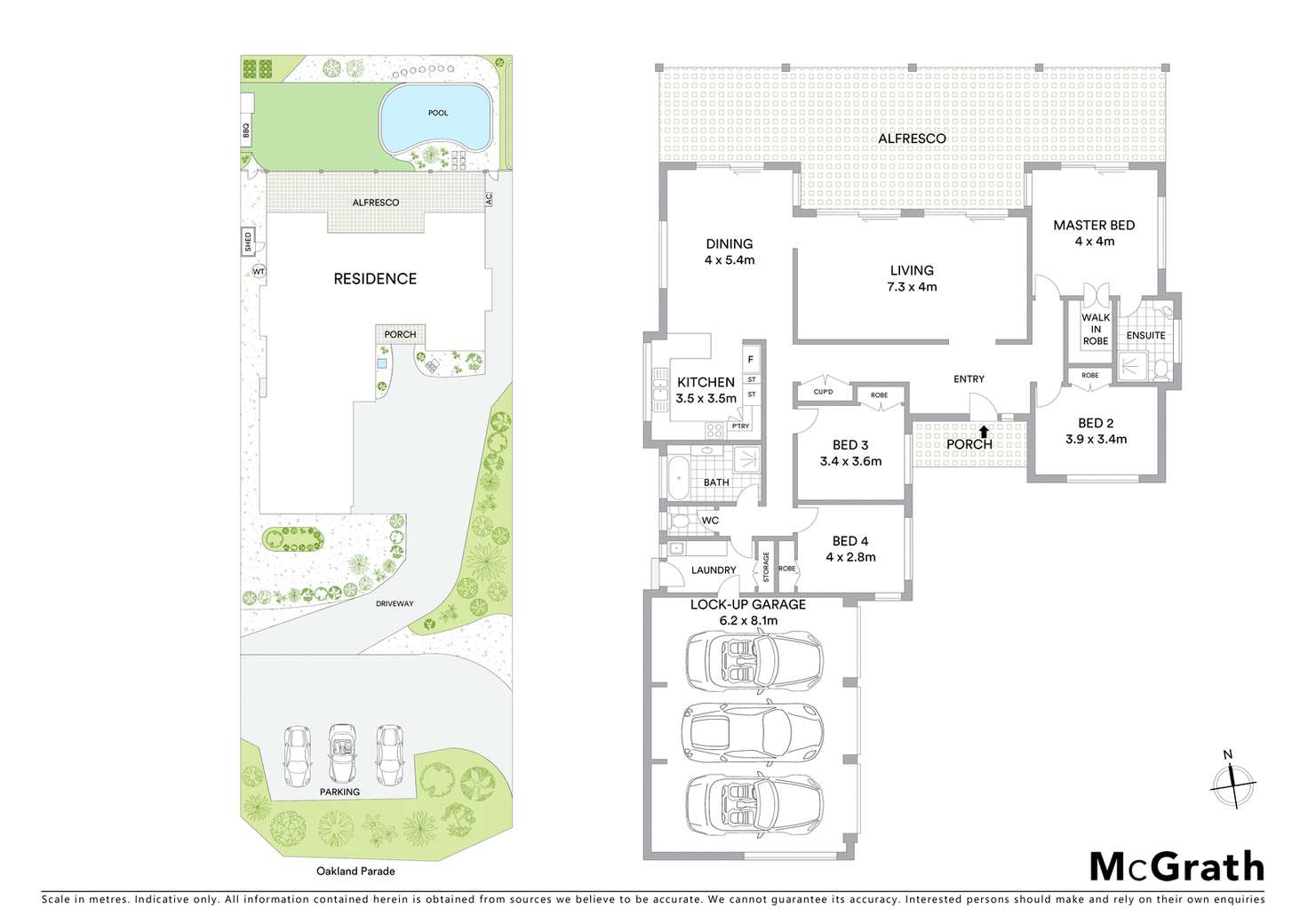 Floorplan of Homely house listing, 4 Oakland Parade, Banora Point NSW 2486