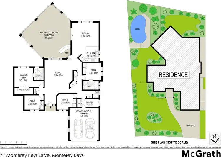Floorplan of Homely house listing, 41 Monterey Keys Drive, Monterey Keys QLD 4212