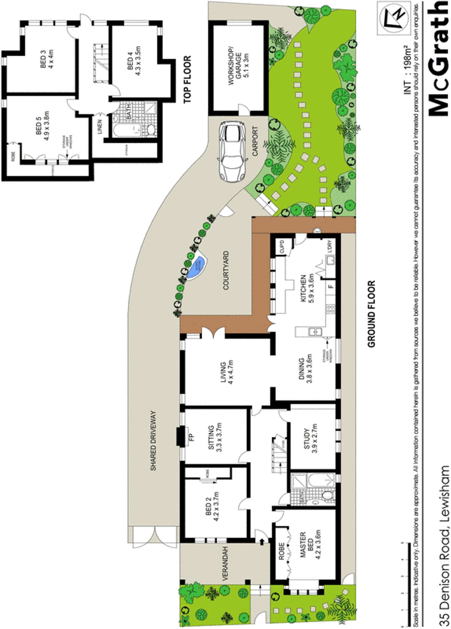 Floorplan of Homely house listing, 35 Denison Road, Lewisham NSW 2049